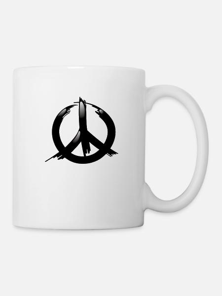 Smiley Peace - Mug - white