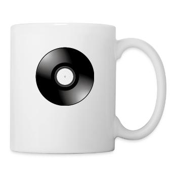 Smiley Vinyl Record - Mug blanc - blanc - Droite