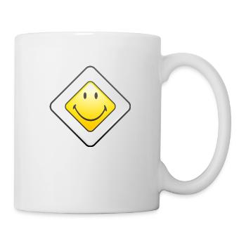 Smiley Main Street - Mug blanc - blanc - Droite