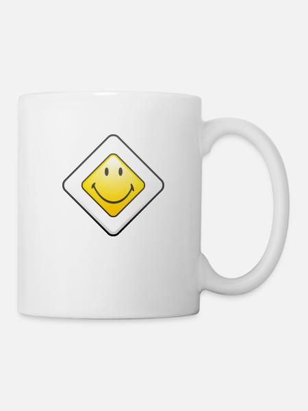 Smiley Main Street - Tasse - Weiß