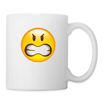 Smiley Glossy Anger - Mug - white - Right