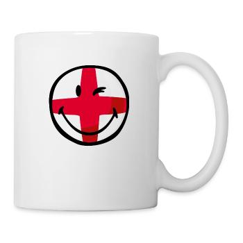 Smiley Flag England - Mug blanc - blanc - Droite