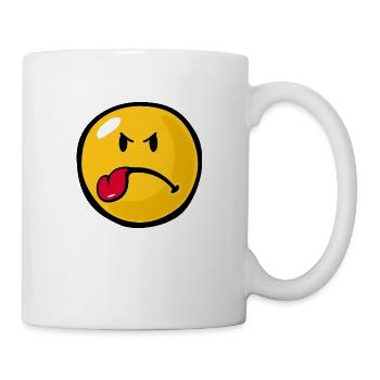 Smiley Anger Sour - Tasse - Weiß - Rechts