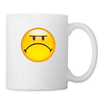 Smiley Glossy Mad - Mug - white - Right