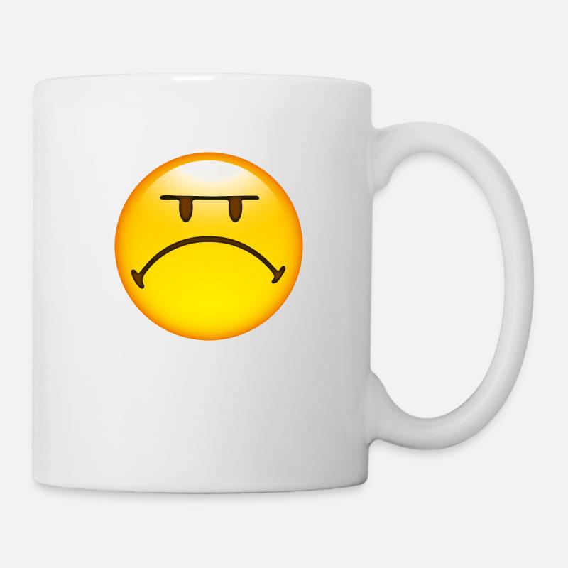 Smiley Mad - Tasse - Weiß