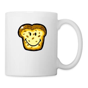 Smiley Bread - Mug blanc - blanc - Droite