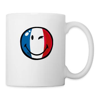 Smiley Flag France - Mug - white - Right