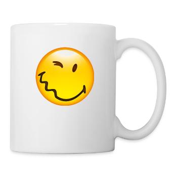 Smiley Glossy Happy - Mug - white - Right