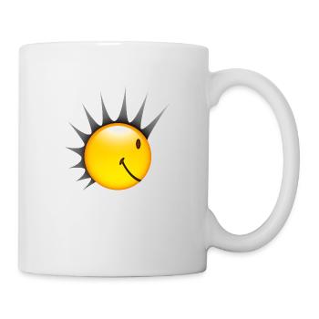 Smiley Punk Side - Tasse - Weiß - Rechts