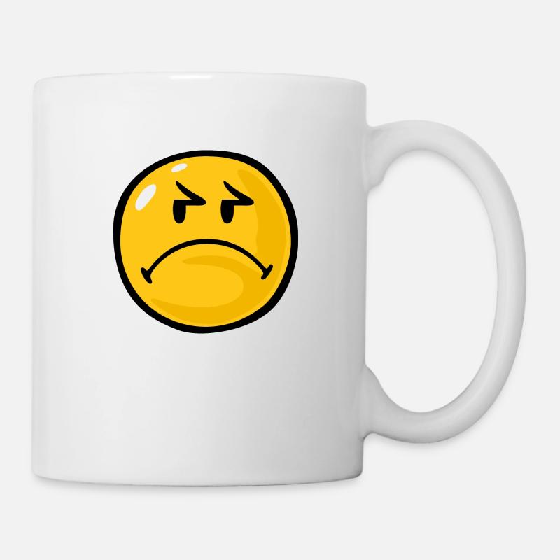Smiley Anger Agitation - Mug - white