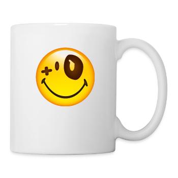 Smiley Blue Eye - Tasse - Weiß - Rechts