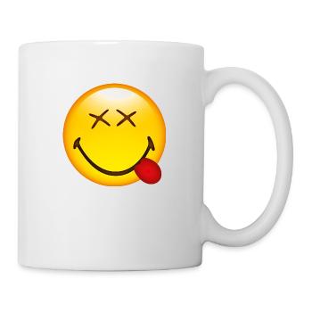Smiley Glossy Happy - Mug - white - Right