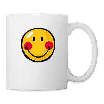 Smiley Blushed - Mug - white - Right