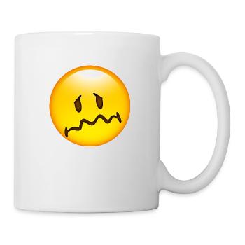 Smiley Sad - Tasse - Weiß - Rechts