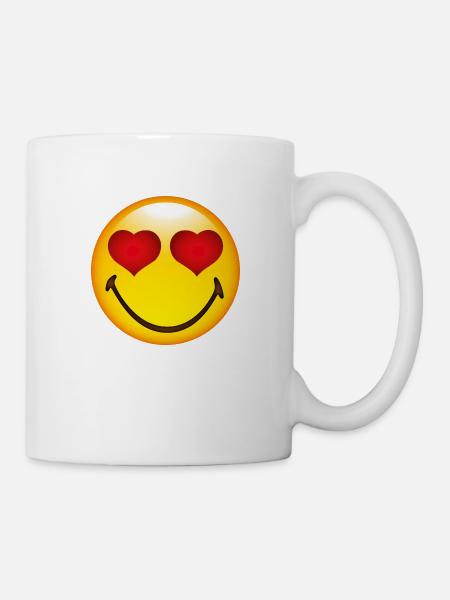 Smiley Heart - Tasse - Weiß