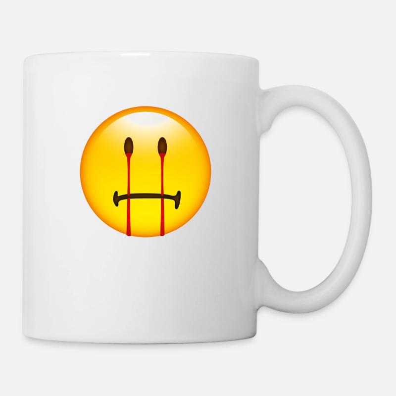 Smiley Halloween - Mug blanc - blanc