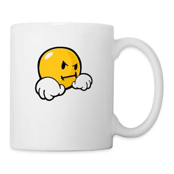 Smiley Stubborn - Mug - white - Right