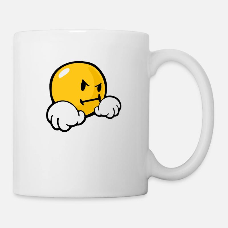 Smiley Stubborn - Mug blanc - blanc
