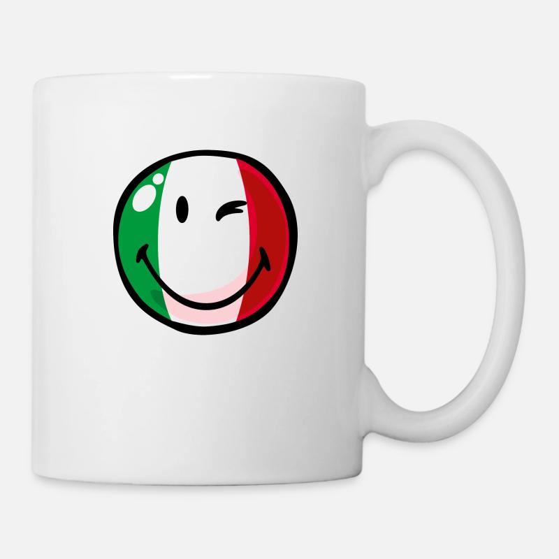 Smiley Italy - Mug - white