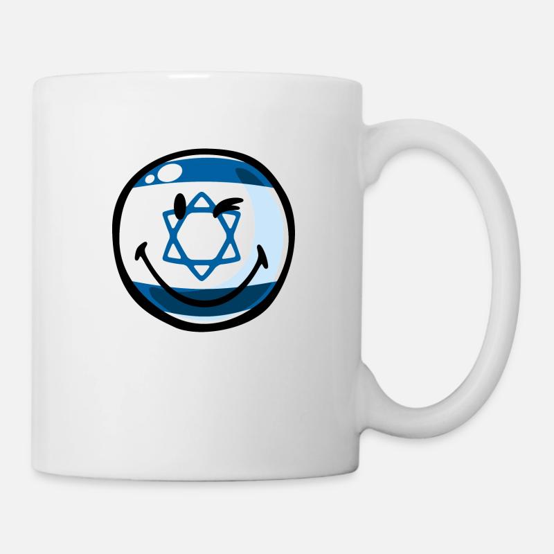 Smiley Israel - Mug - white