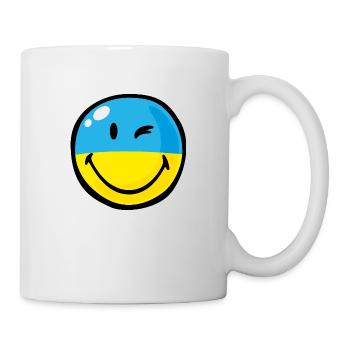 Smiley Ukraine - Mug blanc - blanc - Droite
