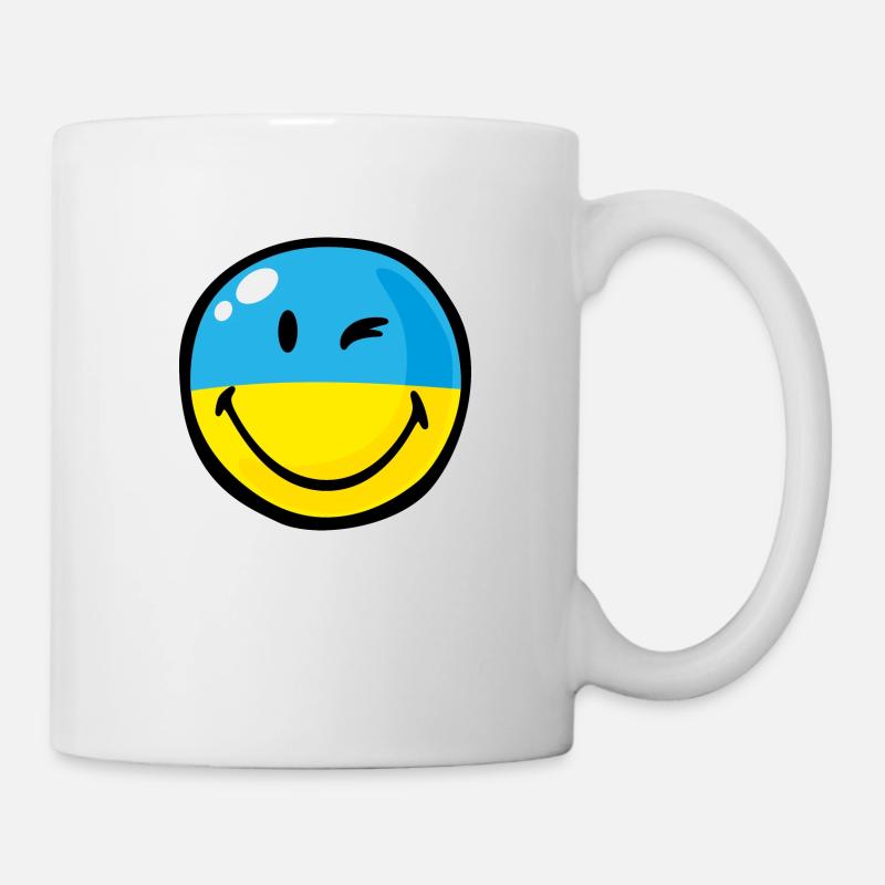 Smiley Ukraine - Mug blanc - blanc