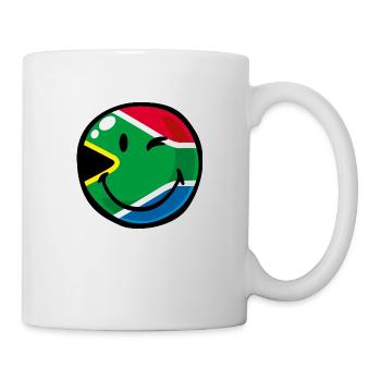 Smiley South Africa - Mug blanc - blanc - Droite