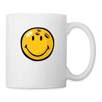 Smiley Bowling - Mug blanc - blanc - Droite