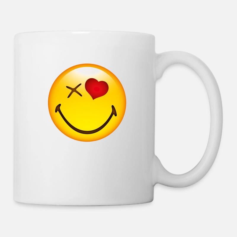 Smiley Love - Mug blanc - blanc
