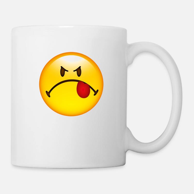 Smiley Dislike - Mug blanc - blanc