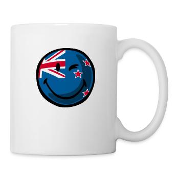 Smiley New Zealand - Mug blanc - blanc - Droite