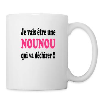 Je vais être une nounou qui va déchirer !!! - Mug - white - Right