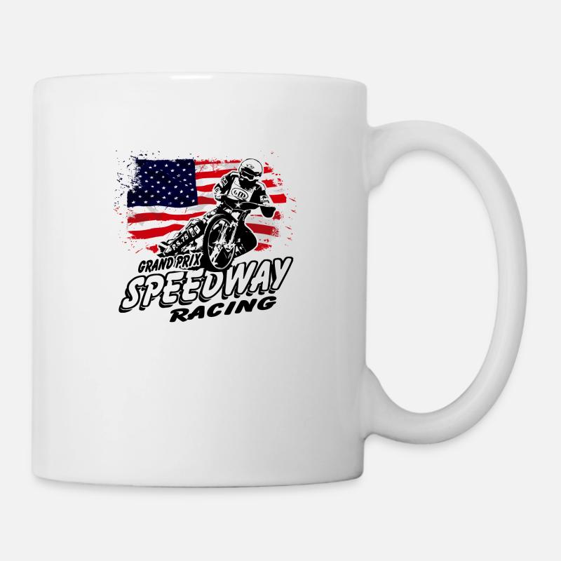 Speedway - USA Flag - Mug blanc - blanc