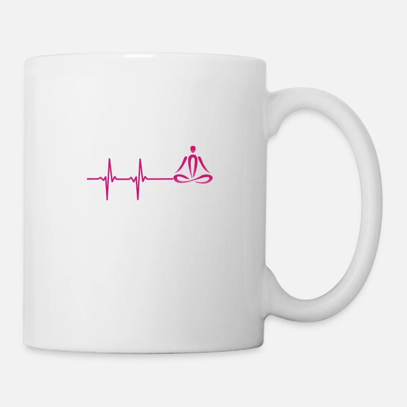 Yoga - Tasse - Weiß