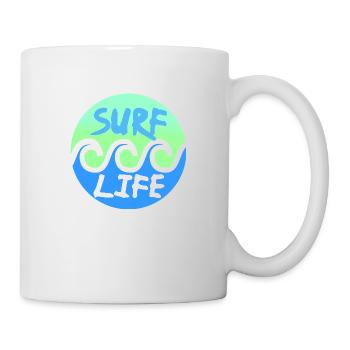 Surfing - Mug - white - Right