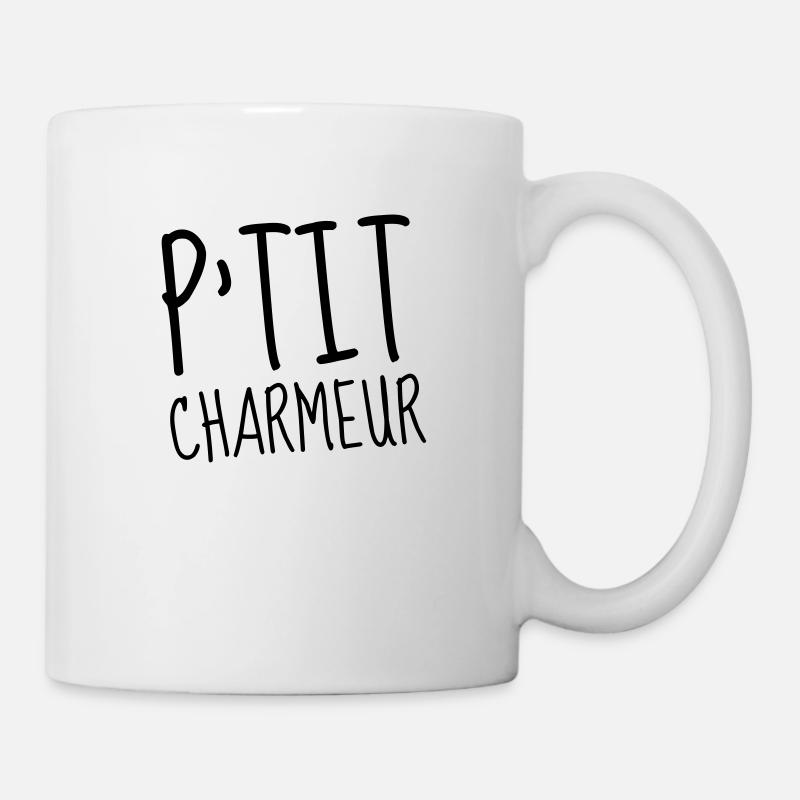 P'tit Charmeur - Bébé - Naissance - Enfant - Mug blanc - blanc