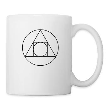 Zeichen der Alchemie - Tasse - Weiß - Rechts