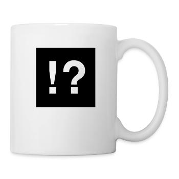 Punctuation marks - call signs - question marks - Mug - white - Right
