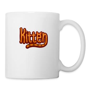 Kitten graphic design for cat lovers - Mug - white - Right