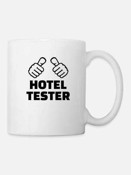 Hotel tester - Mug blanc - blanc