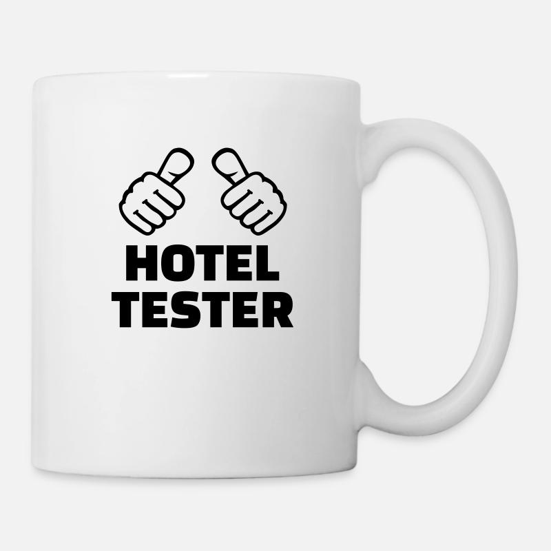 Hotel tester - Mug blanc - blanc