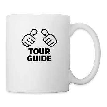 Reiseleiter - Tasse - Weiß - Rechts
