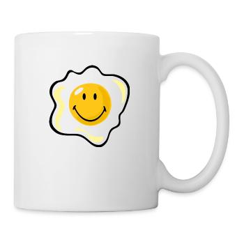 Smiley Fried Egg - Mug blanc - blanc - Droite