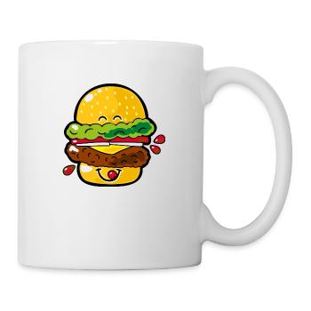 Smiley Hamburger - Mug - white - Right