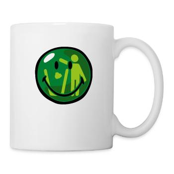 Smiley Dont Litter - Mug blanc - blanc - Droite