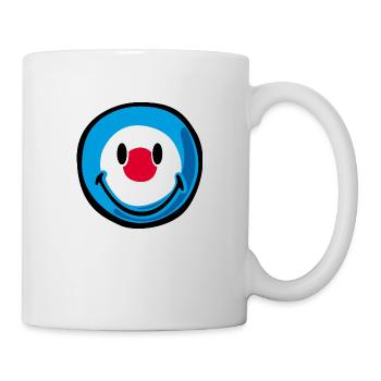 Smiley Target - Tasse - Weiß - Rechts
