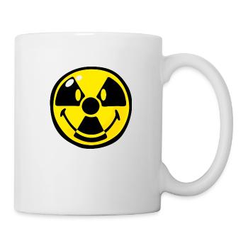Smiley Radioactive - Tasse - Weiß - Rechts