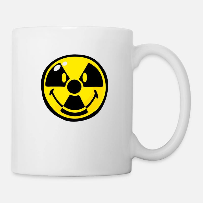 Smiley Radioactive - Mug blanc - blanc