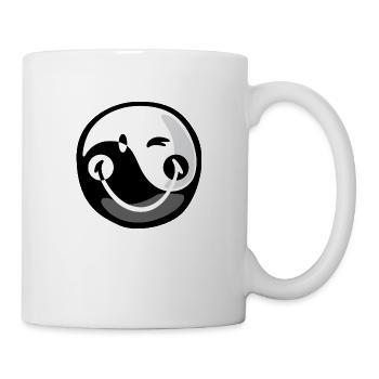 Smiley Yin Yang - Mug blanc - blanc - Droite