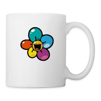 Smiley Colour Flower - Mug - white - Right